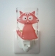 Veilleuse chat - lumière de nuit - enfant - chat rose