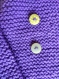 Veste violette à capuche