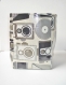 Vide poche - panier - grand format - appareil photo en coton enduit 