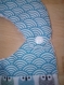 Joli bavoir bandana personnalisable en coton enduit et coton éponge