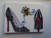 Tableau quilling chaussure
