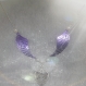 Collier ailes violet et argenté 