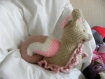 Mademoiselle escargot, doudou en crochet