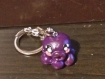 Porte-clé poulpy violet