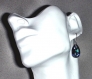 Swarovski boucles d'oreilles en argent 925 (certifié) - bo166 
