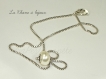 Collier becharmed crystal cream pearl