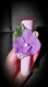 Ronds de serviette orchidée avec feuille pour mariage, baptême, anniversaire etc... 