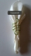 Ronds de serviette simple avec perles - vert pour mariage, baptême, anniversaire etc... 