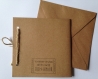 Carte personnalisable origami avec enveloppe 