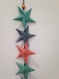 Guirlande origami étoiles en papier japonais