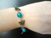 Bracelet ephemera bleu