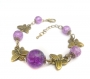 Bracelet ephemera violet