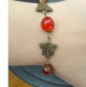 Bracelet ephemera rouge