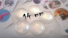 10 cabochons en verre à coller en 14 mm pour la création de vos bijoux