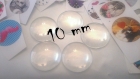 10 cabochons en verre à coller en 10 mm pour la création de vos bijoux