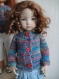 Gilet en tricot pour poupée little darling de dianna effner (33 cm)