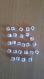 Lot de 26lettres alphabet 6mm