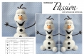 Amigurumi,modèle peluche bonhomme de neige au crochet.pattern, tutoriels anglais, français
