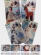 Petite livre vintage,des animaux polaires en tricot. tutoriels en français