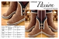 Modèle bottes - chaussons au crochet pour femme,homme pattern tutoriel anglais en format pdf