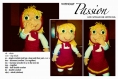 Amigurumi, modèle petite poupée macha, amigurumi .pattern et tutoriels anglais +légende anglaise -français en format pdf