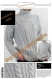 Modèle pull chic en tricot pour femme .patron,pattern,schéma et tutoriels anglais en format pdf
