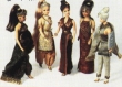 Offre spéciale :vintage  français en format pdf. 5 modeles pour couture robes et accessoires pour poupée barbie