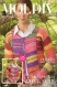 Modèle gilet ,vintage ,chic multicolore au crochet .pattern crochet anglais,pdf anglais + symbole légende anglaise française