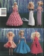 Magazine vintage anglais,6 modèles robe et accessoires chic au crochet pour barbie.pattern,tutoriels,pdf anglais.