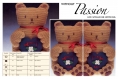 Amigurumi,modèle peluche grand ourson étiquette au crochet  .pattern et tutoriels anglais format pdf +légende anglaise /française