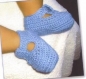 1 modèle chaussures -chaussons pour bébé au crochet.patron,tutoriels français en format pdf +légende anglaise /française