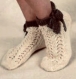 Modèle chic chaussettes dentelle en tricot pour femme.pattern,tutoriels en anglais format pdf
