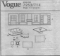 Magazine vintage vogue .modèles fabrication meubles  pour barbie.pattern,tutoriels,pdf anglais,français 