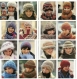 Magazine vintage en format pdf,modèles bonnets en tricot 