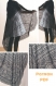 Vintage.modèle châle style shetland ( orenburg) en tricot patron avec tutoriels français format pdf 