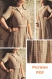 Modèle chic robe dentelles au crochet,tutoriel française en format pdf