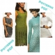 Vintage petite livre -patterns en pdf, 4 modèles robes au crochet pour femme,patterns  tutoriels en anglais