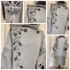 Vintage.modèle chic manteau «  cascade de roses «  en tricot patron avec tutoriels français,format pdf 