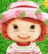 Modèle poupée charlotte fraise au crochet.patron avec tutoriels en français.anglais .format pdf