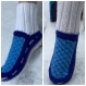 Chaussettes style chaussons,tongs,2x1,d’intérieur avec semelles doux,fantasie en tricot.taille 38-41