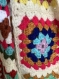 Écharpe longues ,coton/acrylique / laine doux  , style boho,hippie à carré grand-mère, crochet fait main,pour femme,homme