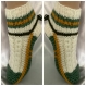 Gros chaussettes multicolores fantasie en tricot fait main,pour femme,homme t 38-41