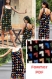 Modèle robe dentelle,crochet , style carré multicolores,pour femme schéma et diagramme international en photo format pdf (par d’expl. écrite)+légende anglaise /française