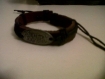 Bracelet en cuir bullet for my valentine