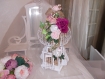 Urne  mariage shabby chic vintage campagne chic