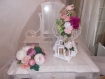 Urne  mariage shabby chic vintage campagne chic