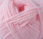 Chaussons à lacets en laine bébé 0-3 mois - couleur rose - tricot fait main - cadeau naissance