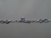 Bracelet métal argenté love a18