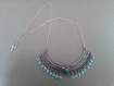  collier ethnique plastron perles de nacre bleu ciel a574