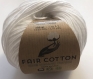 Laine katia fair coton - 1 blanc 
